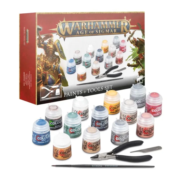 age of sigmar vindictors+paint set by  ,