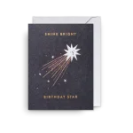Shine Bright Birthday Star Card By Lagom