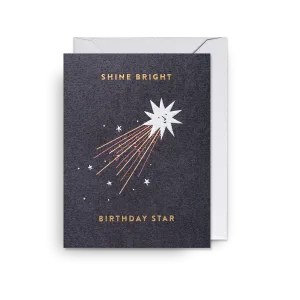 Shine Bright Birthday Star Card By Lagom