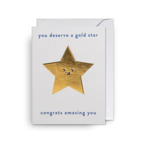 Lagom Mini You Deserve A Gold Star By Mini, Cards Lagom