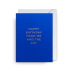 Happy Birthday From Me And The Cat By Lagom