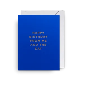 Happy Birthday From Me And The Cat By Lagom