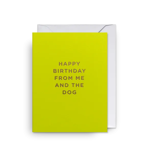 Happy Birthday From Me And The Dog By Lagom | Woodbine Books Kilcullen