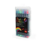 Brush Markers Set Of 12 By Legami