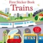 First Sticker Book Trains By  ,