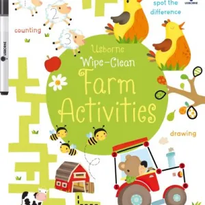 Wipe Clean Farm Activities By Kirsteen Robson