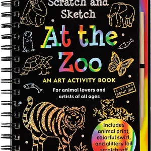 Scratch And Sketch At The Zoo By Peter Pauper