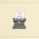 Typewriter Note Cards By Peter Pauper
