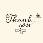 Thank You Bumblebee Note Cards By Peter Pauper