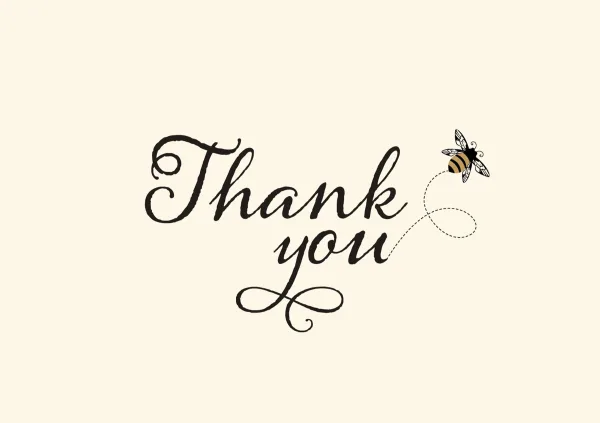 Thank You Bumblebee Note Cards By Peter Pauper