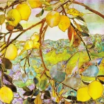 Tiffany Lemon Tree Note Cards By Peter Pauper