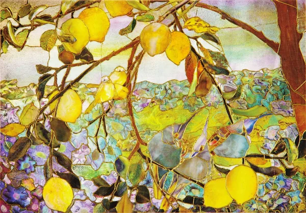 Tiffany Lemon Tree Note Cards By Peter Pauper