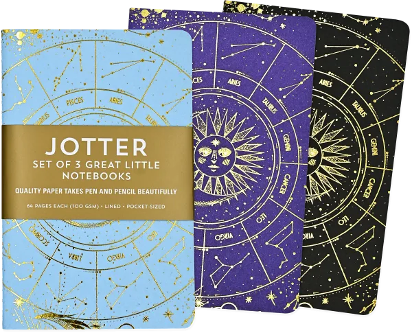 Set Of 3 Jotter Celestial By Peter Pauper