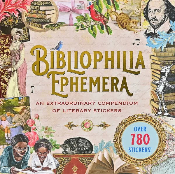 Sticker Book Bibliophilia Ephemera By Peter Pauper