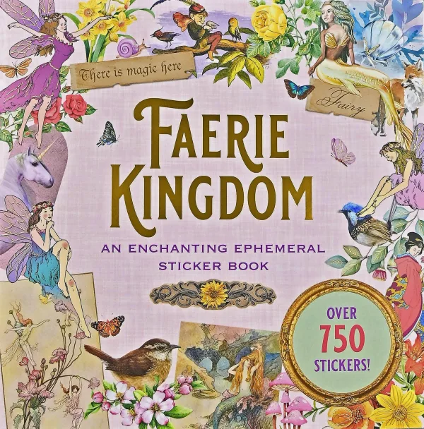 Sticker Book Faerie Kingdom By Peter Pauper