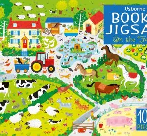 Usborne Jigsaw & A Book On The Farm by Kirsteen Robson