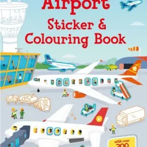 Airport Sticker & Colouring Book by Simon Tudhope
