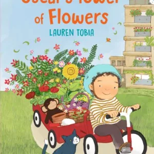 Oscar's tower of flowers by Lauren Tobia