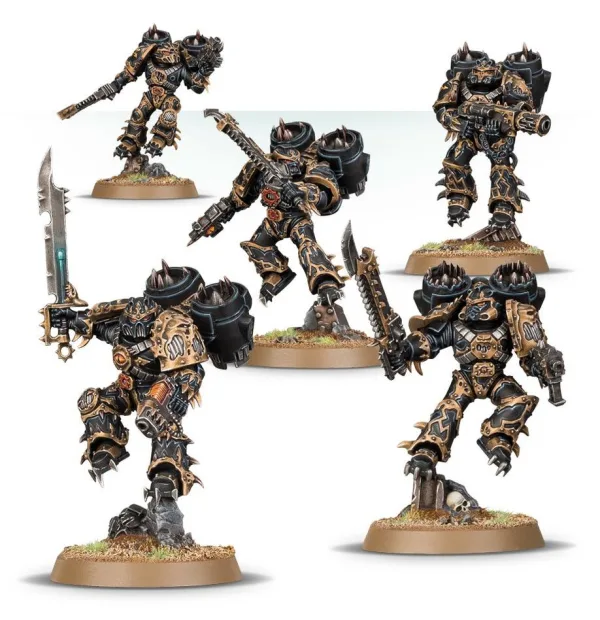 Warhammer 40,000 Chaos Space Marines Raptors By Games Workshop