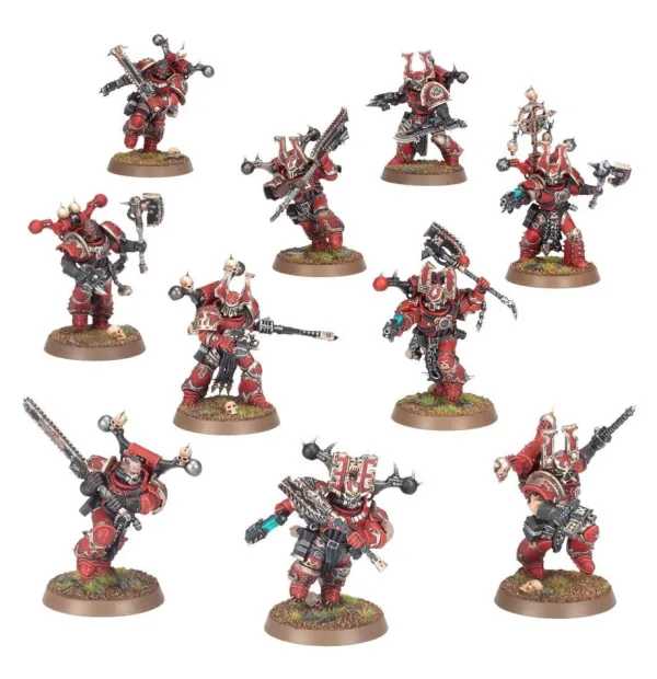 Khorne Berzerkers By  ,