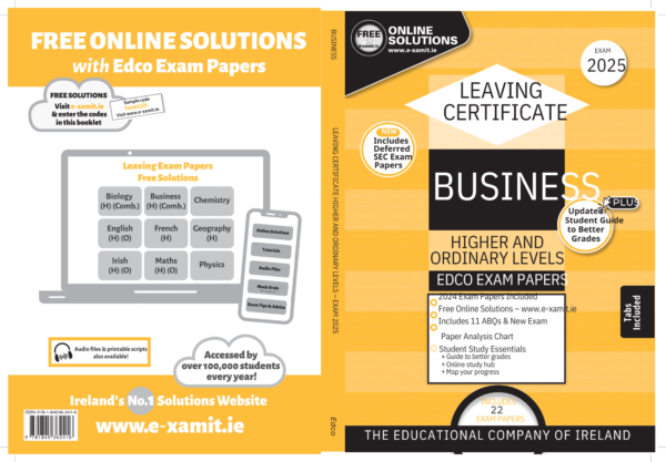 Leaving Certificate Business: Combined Level Exam Papers By  Edco