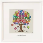 The Positivity Tree 6" Framed By Belinda Northcote