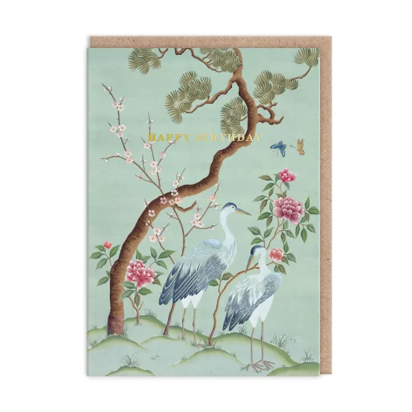 Diane Hill Happy Birthday Heron By Diane Hill