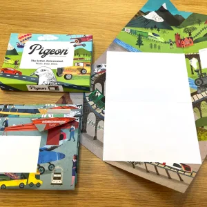 Hop On Board Pigeon Cards By Pigeon Posting