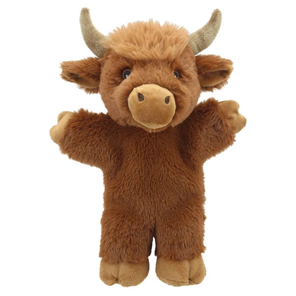 Eco Walking Puppet Highland Cow By Wilberry