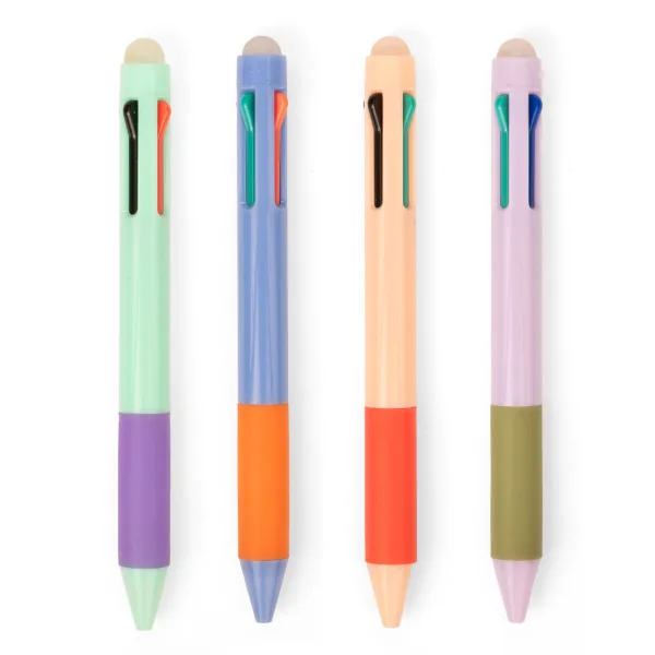 Mutilcolour Erasable Pen By  Kikkerland