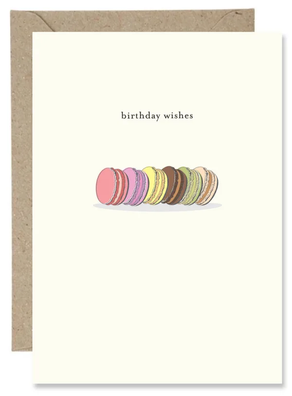 Paper Gull Birthday Wishes Macarons By Paper Gull