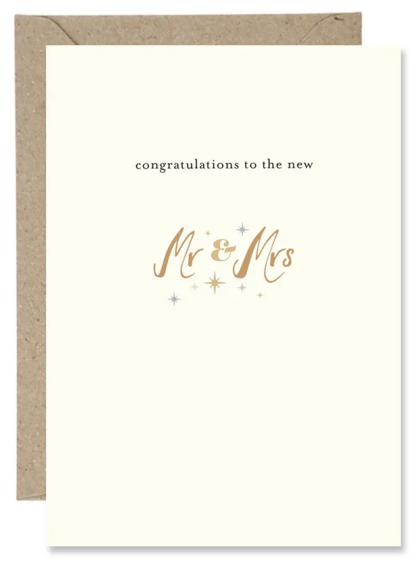 Paper Gull Congratulations To The New Mr And Mrs By Paper Gull