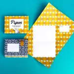 Pencil Pigeon Notecards By  ,