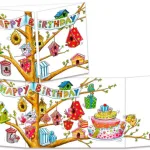 Happy Birthday Birdhouse Card By Sophie Turrel