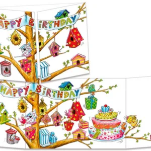 Happy Birthday Birdhouse Card By Sophie Turrel