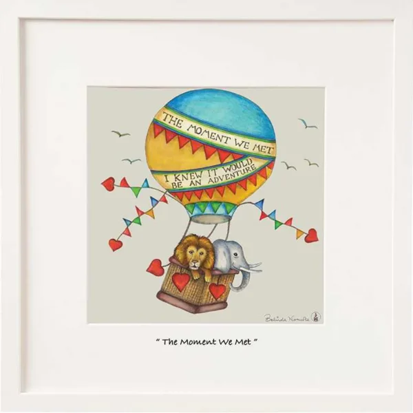 The Moment We Met 6" Framed By Belinda Northcote