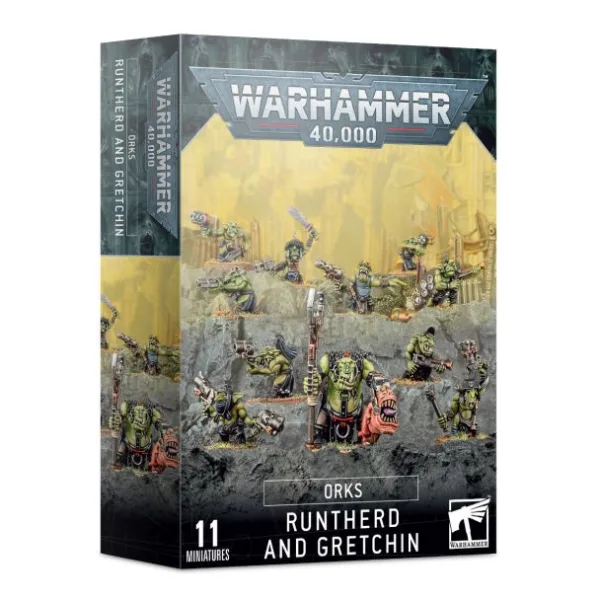 Orks Runtherd And Gretchin By Games Workshop