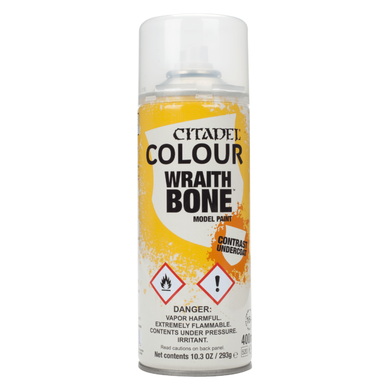 Citadel Colour Wraith Bone Spray Paint By