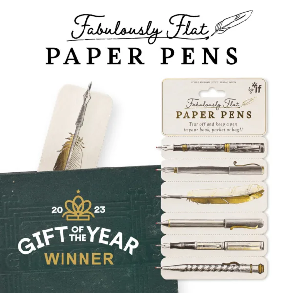 Fabulously Flat Paper Pens By If