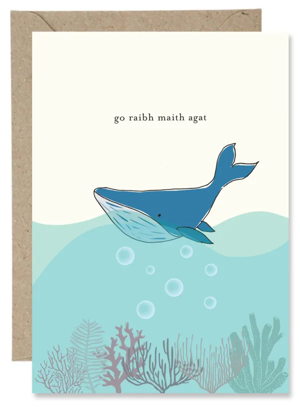 Go Raibh Maith Agat Card By Paper Gull