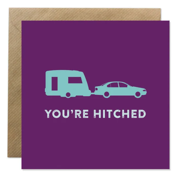 You're Hitched Card By Bold Bunny
